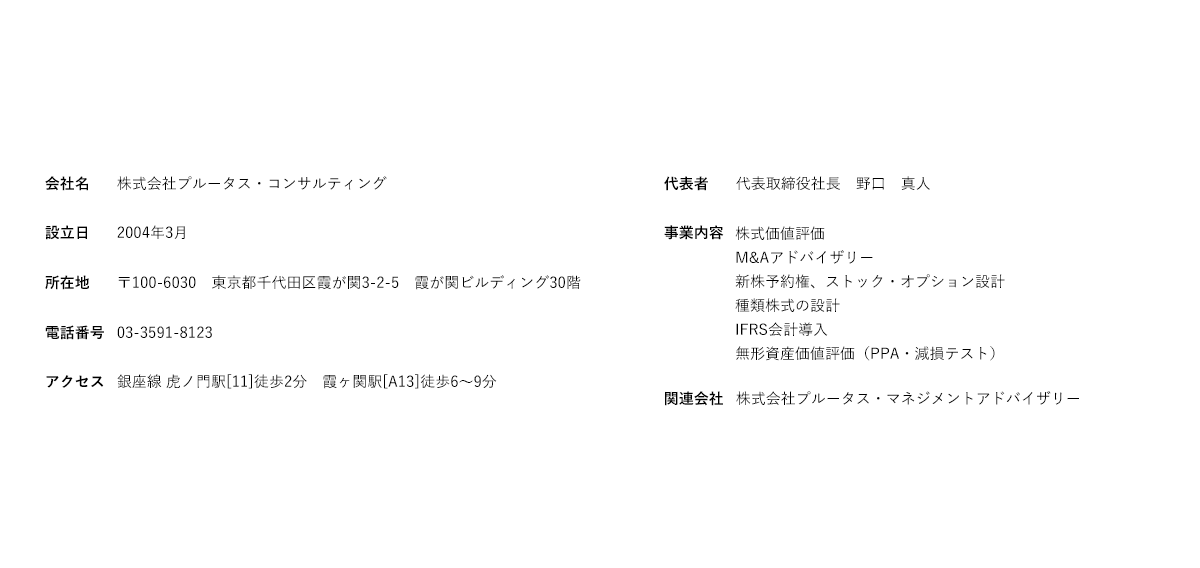 株式会社プルータス・コンサルティング