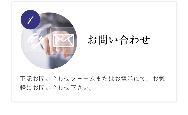 1. お問い合わせ